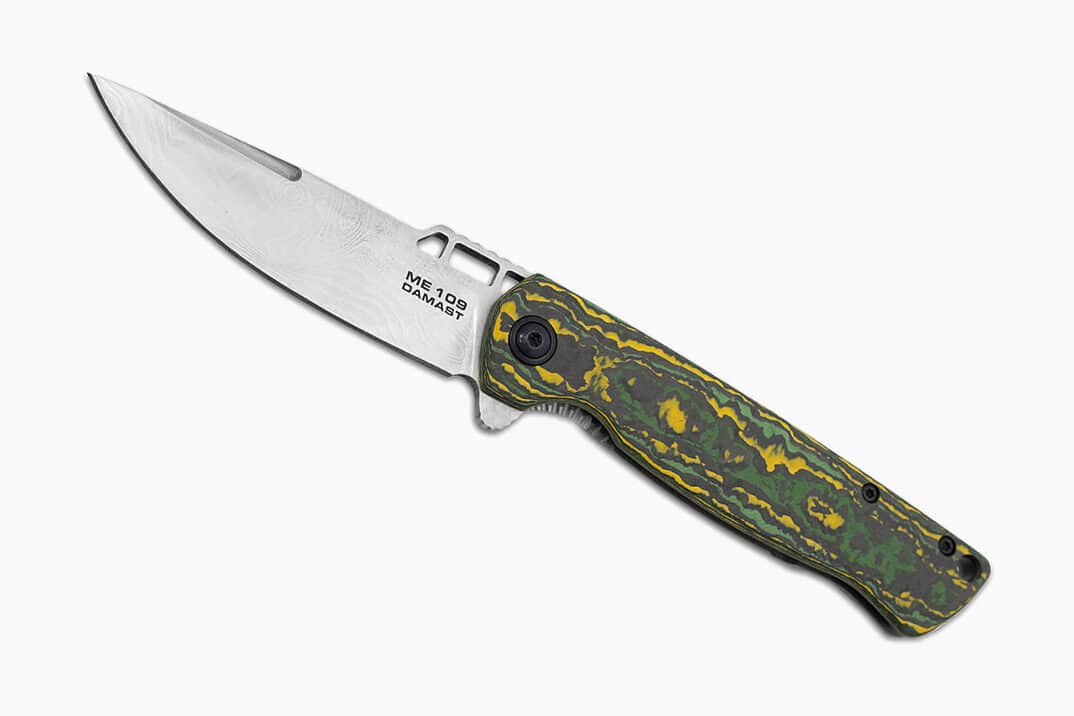 Boker -  01BO909DAM - Boker ME 109 - Toxic Storm - Messerschmitt Damascus - 3.4"