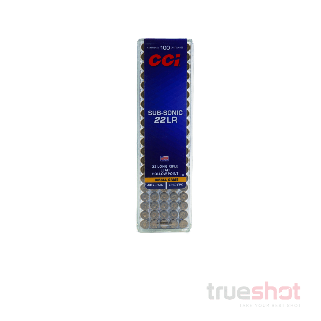 CCI - 22 Long Rifle - 40 Grain - LHP - Subsonic