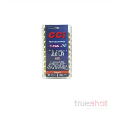 CCI - Clean-22 - 22 Long Rifle - 31 Grain - Poly-Coated Purple LRN