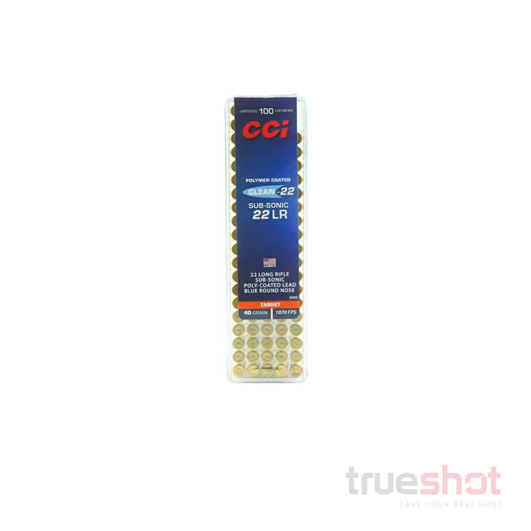 CCI - Clean - 22 Long Rifle - 40 Grain - Subsonic - LRN