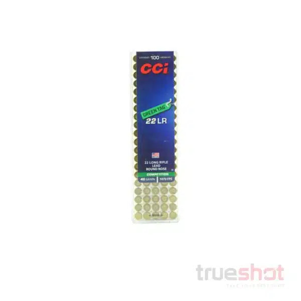 CCI - Green Tag - 22 Long Rifle - 40 Grain - LRN