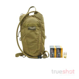 BUNDLE DEAL: Coyote CamelBak ThermoBak Minimalist Backpack with Reservoir and 200 Rounds of Ammo