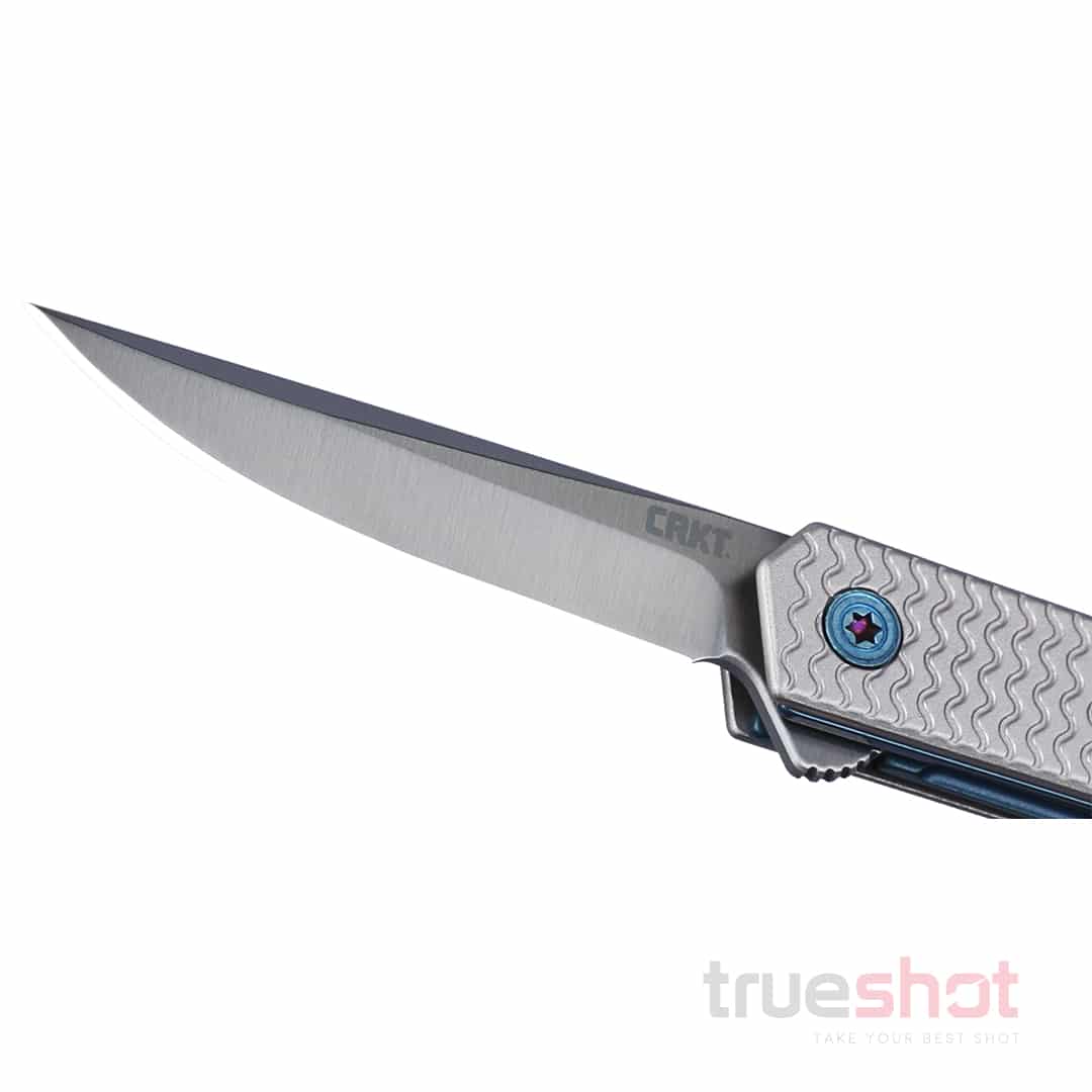 CRKT - CEO Microflipper - Gray - Aluminum - Sandvik 12C27 - 2.36"