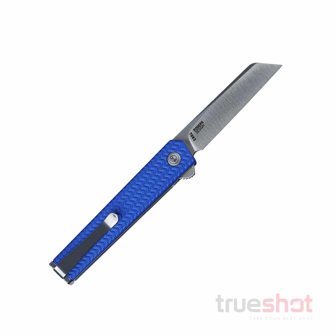 CRKT - CEO Microflipper - Blue - Aluminum - Sandvik 12C27 - 2.36"