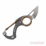 CRKT - Compano Carabiner - Black - Stainless Steel - Steel - 1.42"