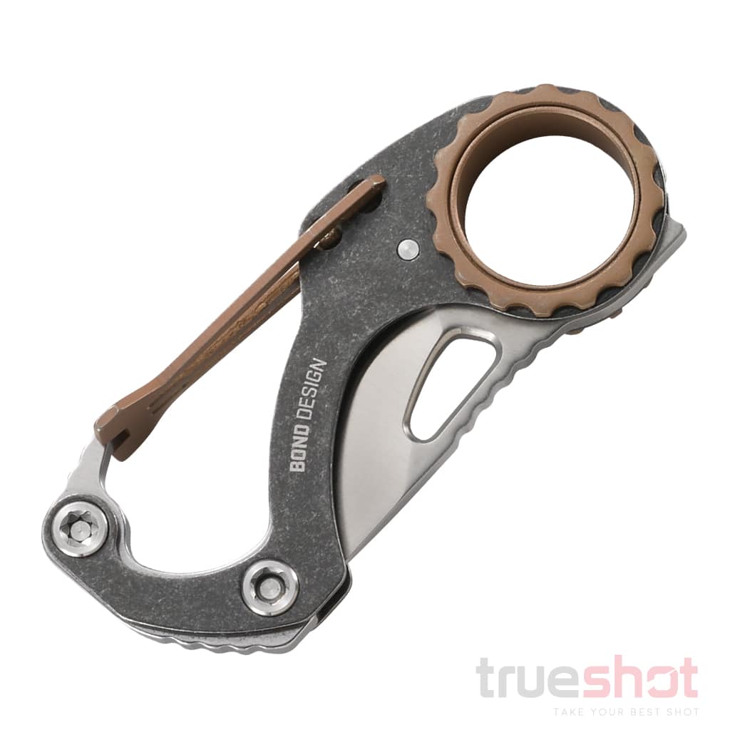 CRKT - Compano Carabiner - Black - Stainless Steel - Steel - 1.42"