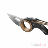 CRKT - Compano Carabiner - Black - Stainless Steel - Steel - 1.42"