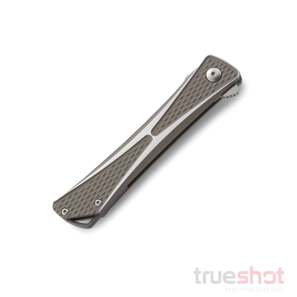 CRKT - Crossbones - Gray - Aluminum - AUS-8 - 3.54"