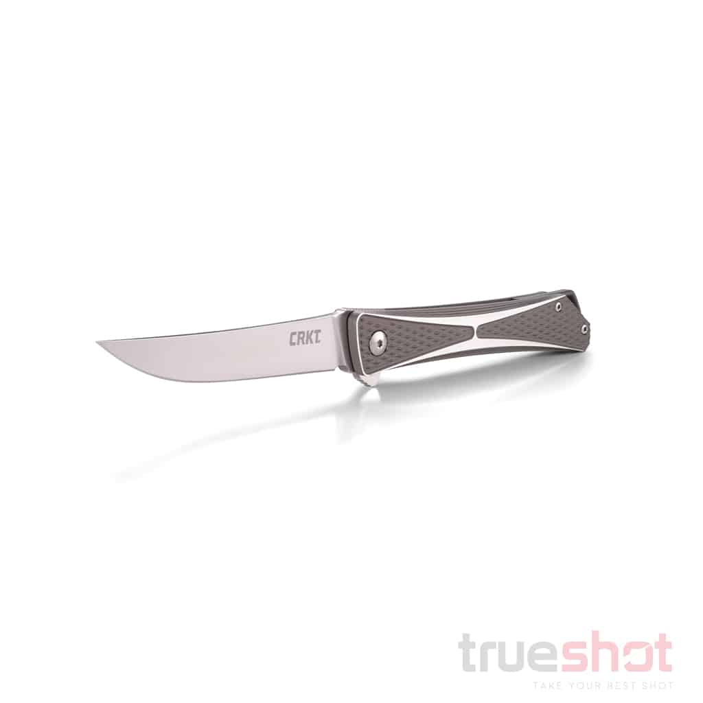 CRKT - Crossbones - Gray - Aluminum - AUS-8 - 3.54"