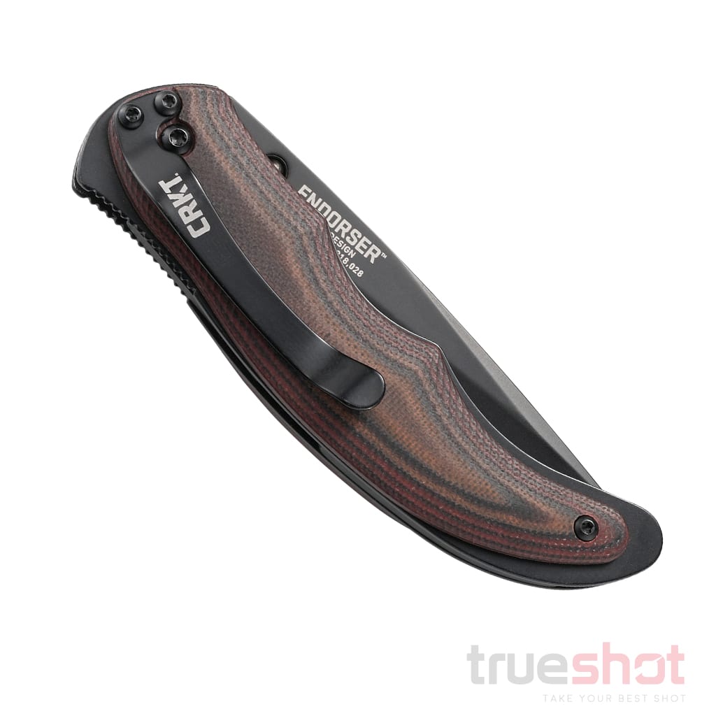 CRKT - Endorser - Black/Brown - G-10 - Stainless Steel - 3.18"