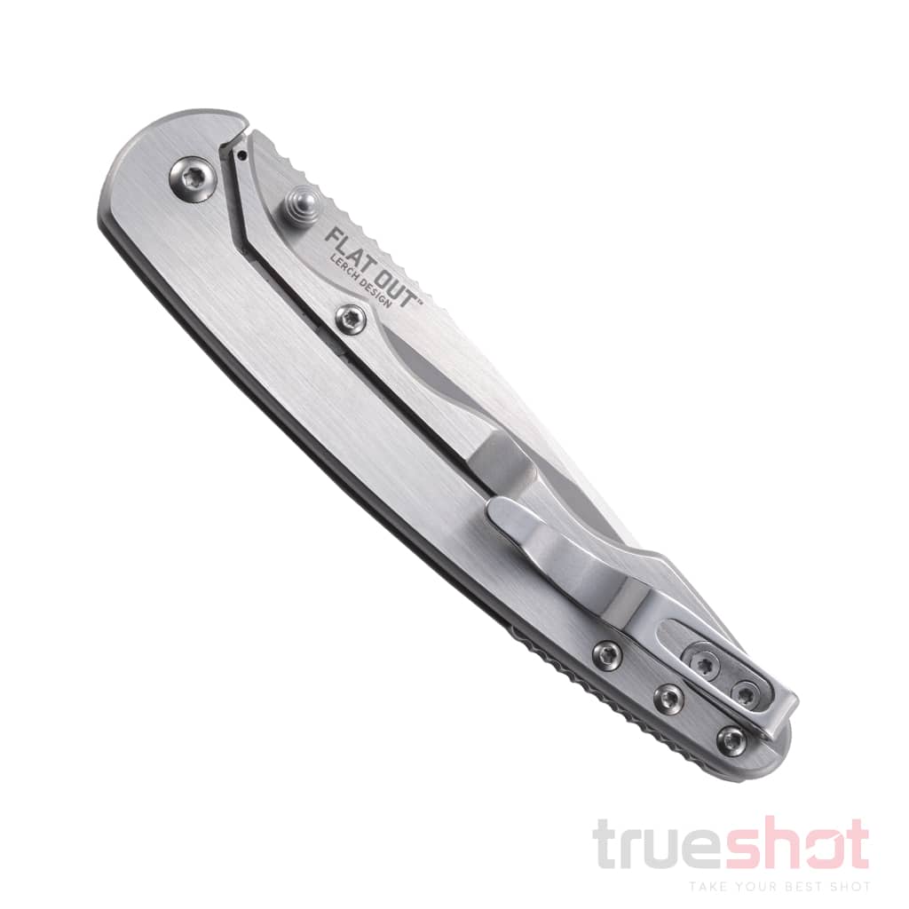 CRKT - Flat Out - Gray - Steel - 8Cr13MoV - 3.57"