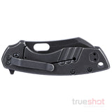 CRKT - Pilar Large Frame Lock Flipper - Gray - Stainless Steel - 8Cr13MoV - 2.67"