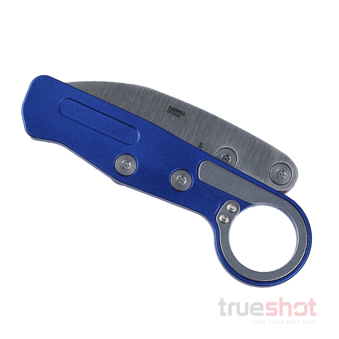 CRKT - Provoke EDC - Kniematic Morphing Karambit - Blue - Aluminum - D2 - 2.56"