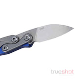 CRKT - Provoke EDC - Kniematic Morphing Karambit - Blue - Aluminum - D2 - 2.56"