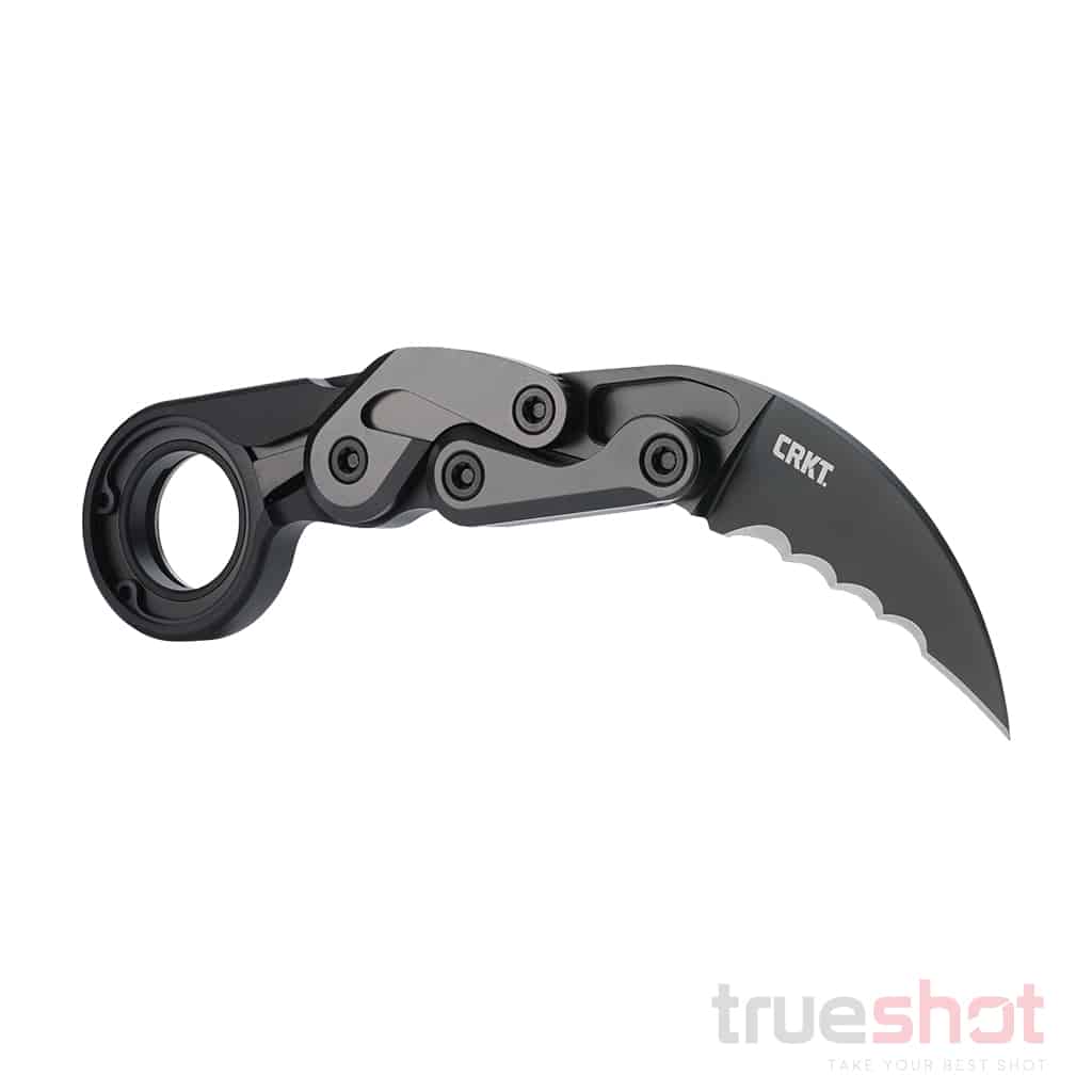 CRKT - Provoke Serrated - Black - Aluminum - D2 - 2.41"