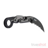 CRKT - Provoke Serrated - Black - Aluminum - D2 - 2.41"