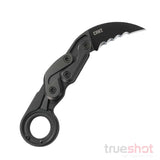CRKT - Provoke Serrated - Black - Aluminum - D2 - 2.41"