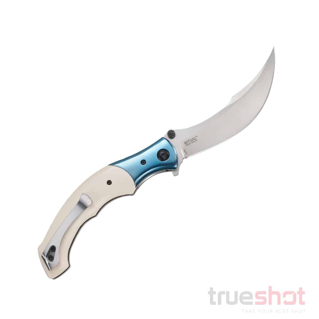 CRKT  - Ritual - White - Micarta - Sandvik 12C27 - 4.50"