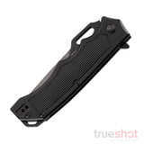 CRKT - Septimo - Black - Aluminum - 8Cr13MoV - 3.625"