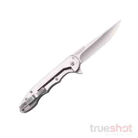 CRKT - Up & At 'Em - Gray - Stainless Steel - 8Cr13MoV - 3.62"