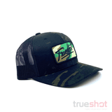 True Shot - Army Camo Patch - Multicam/Black - Trucker Hat