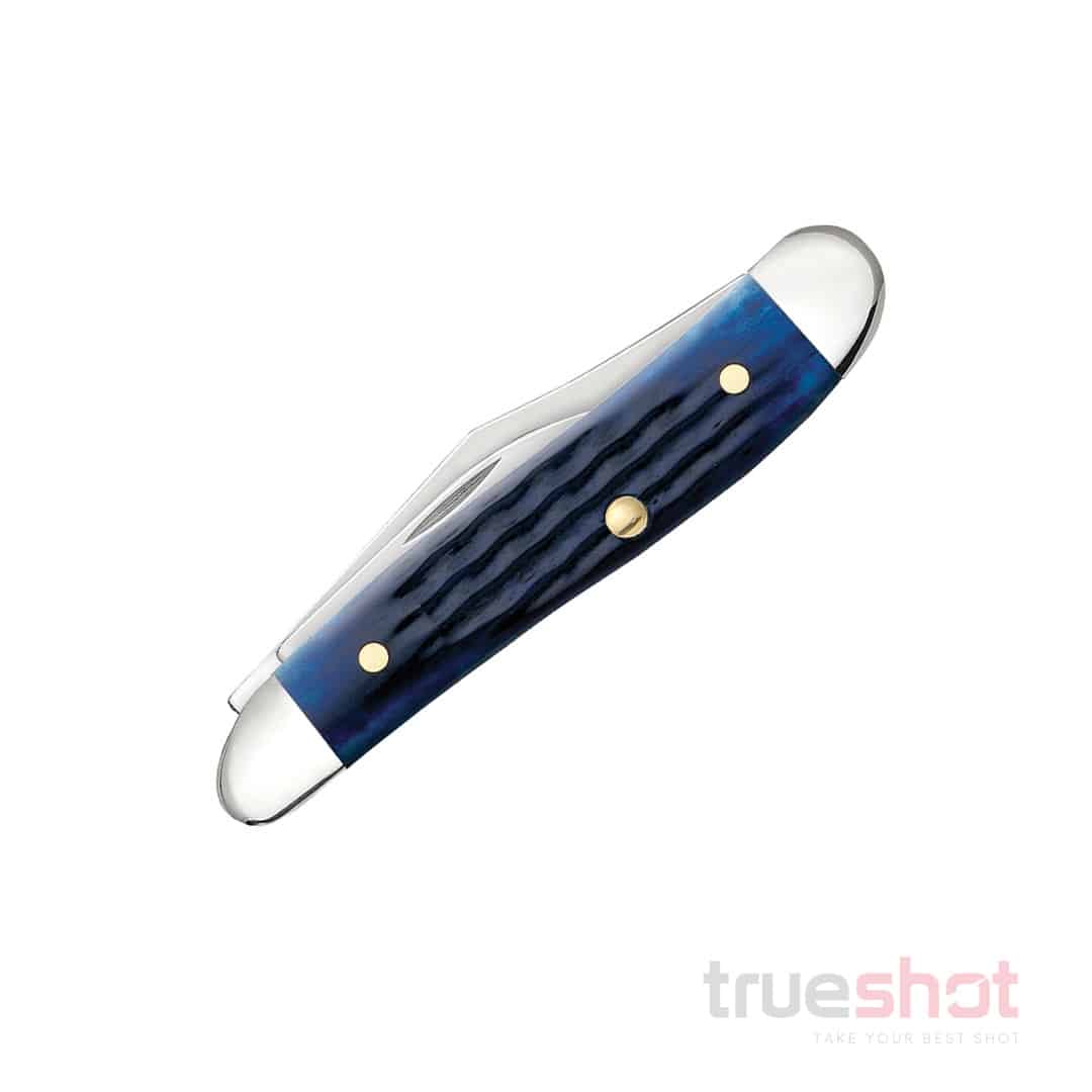 Case - Peanut Knife - 2.875" - Rogers Corn Cob - Blue Bone Jig (6220 SS) 02802