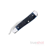 Case - Russlock Knife - 4.25" - Blue Bone (61953L SS) 7057