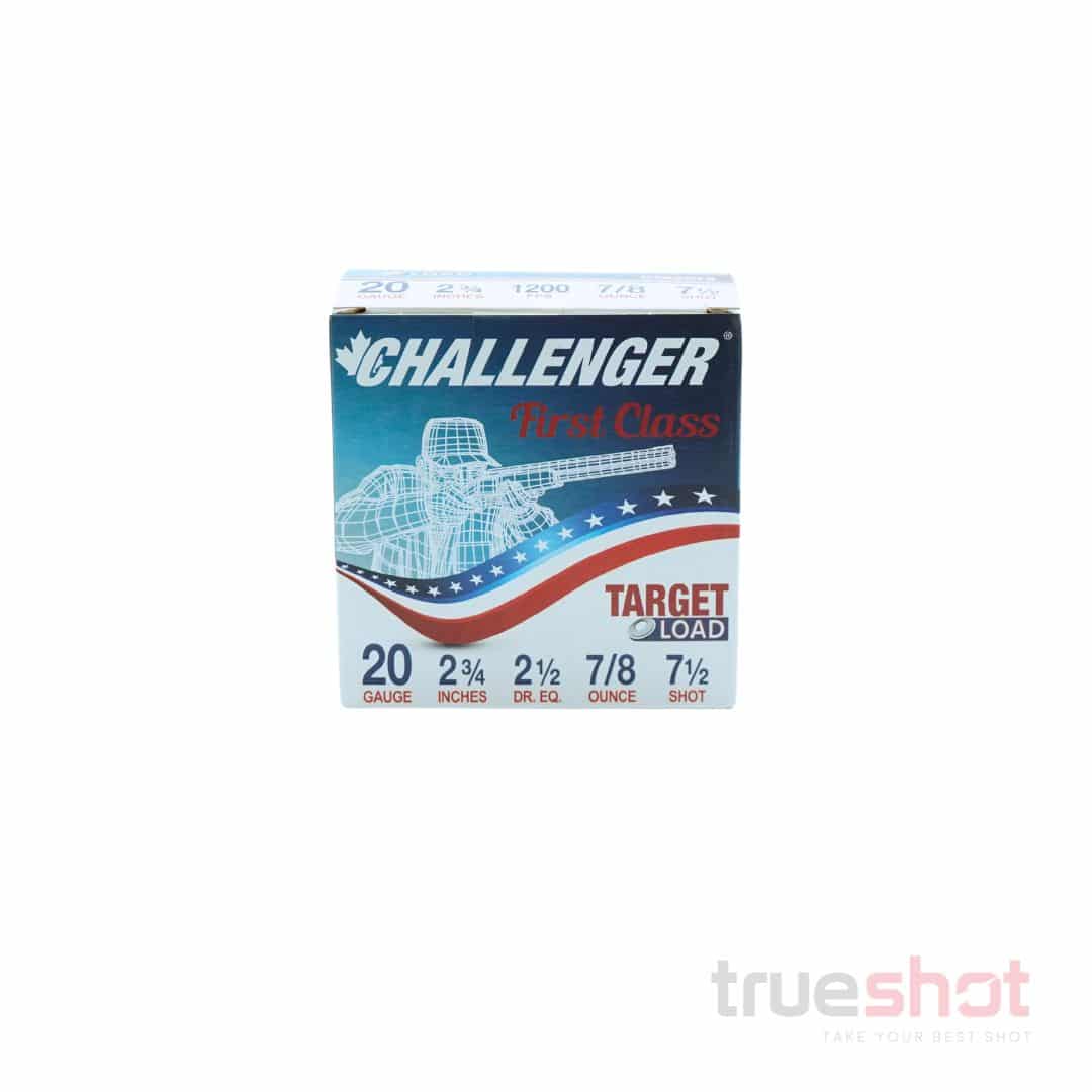 Challenger - First Class Target - 20 Gauge - #7.5 Shot - 2.75" - 7/8 oz - 1200 FPS