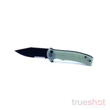 Civivi Cogent Natural G-10 Serrated Button Lock