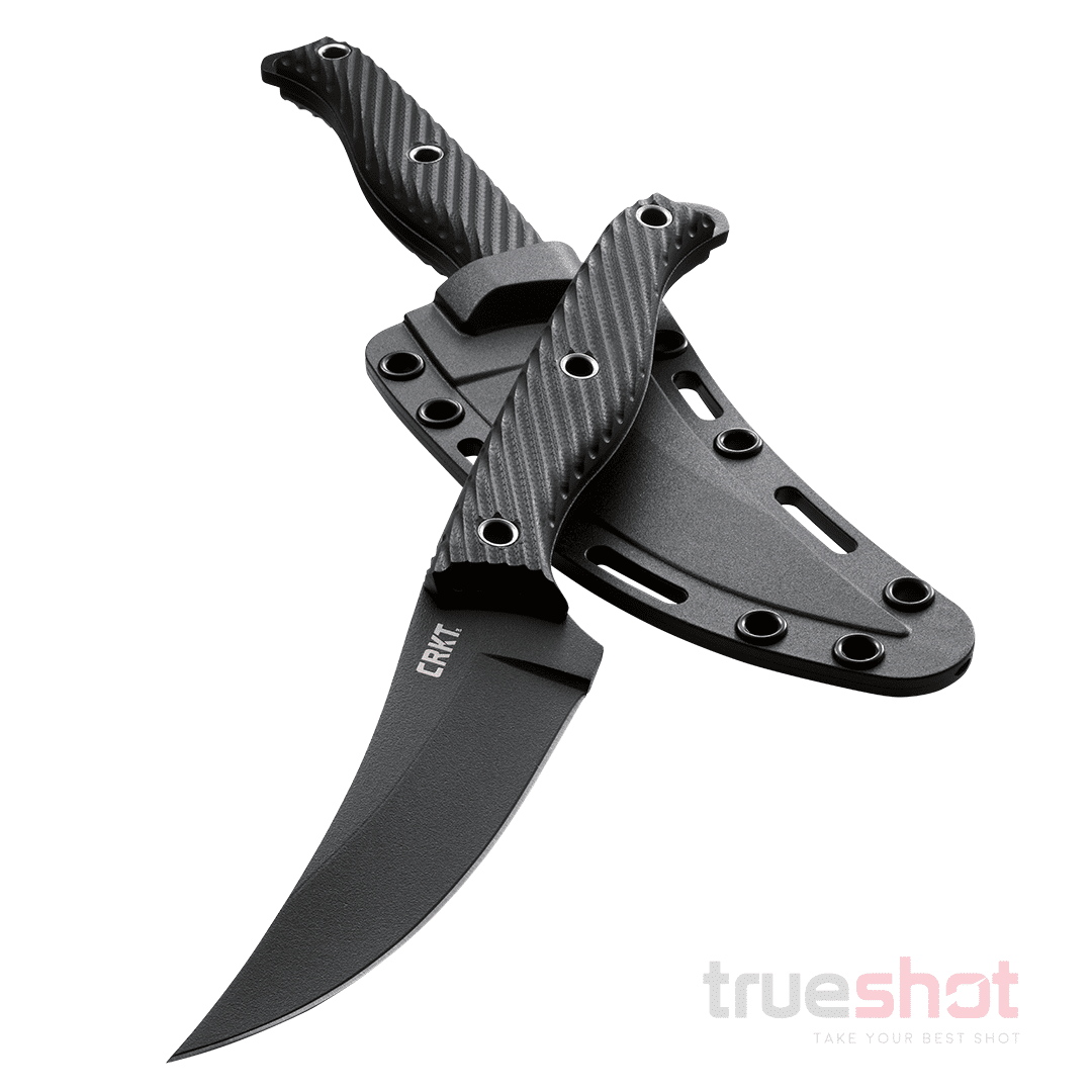 CRKT - Clever Girl Fixed Blade - Black - G-10 - SK-5 - 4.50"