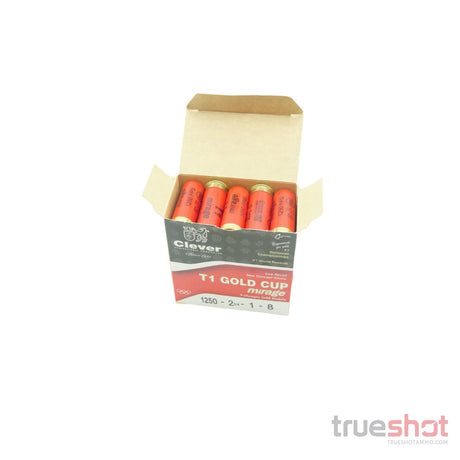 Clever - T1 Standard Target - 12 Gauge - #8 Shot - 2-3/4" - 1 oz. - 1250 FPS - 25 Rounds