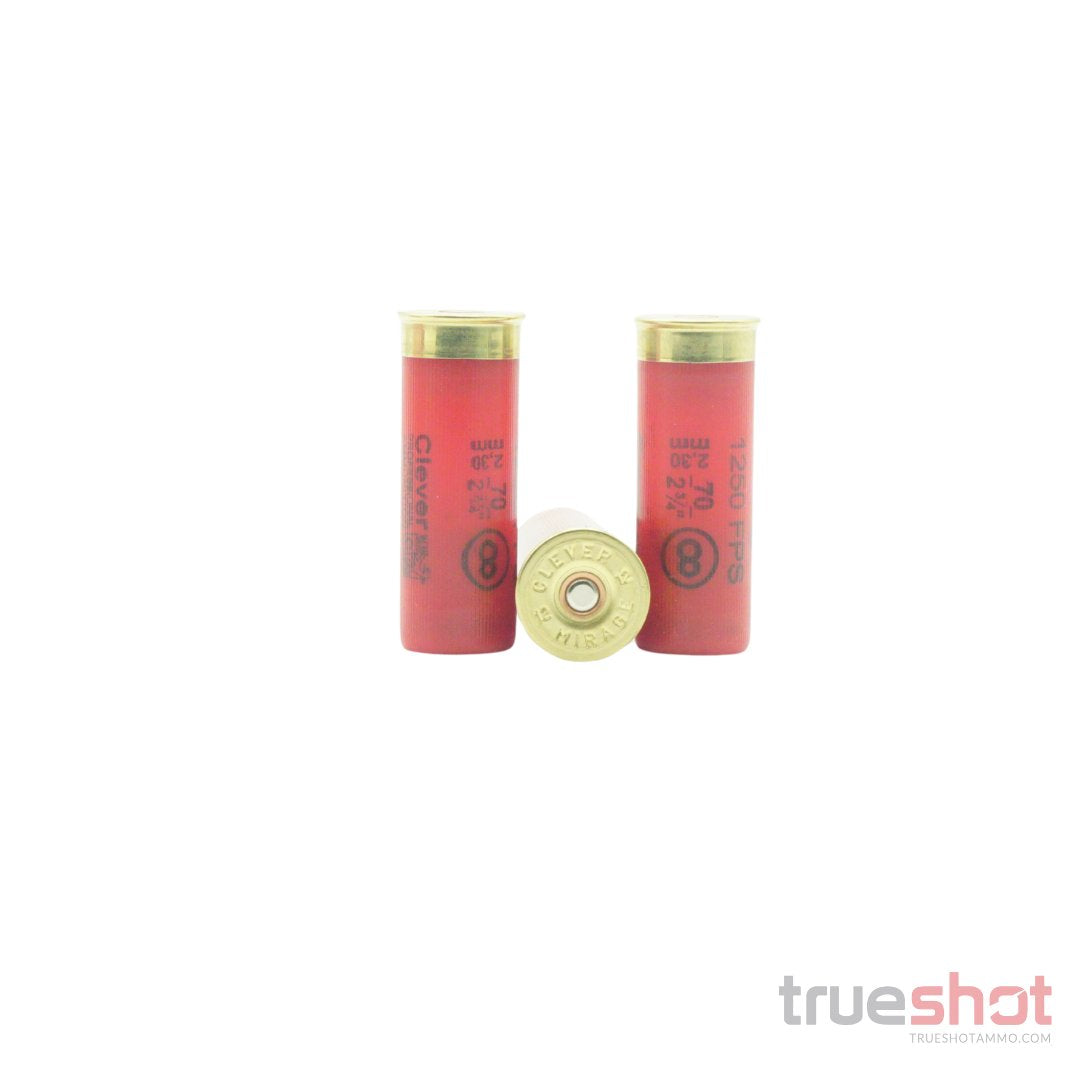 Clever - T1 Standard Target - 12 Gauge - #8 Shot - 2-3/4" - 1 oz. - 1250 FPS - 25 Rounds