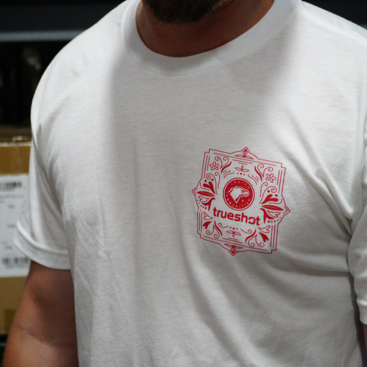 Aguila x True Shot - Sugar Skull - White - T-Shirt – True Shot Ammo