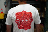 Aguila x True Shot - Sugar Skull - White - T-Shirt