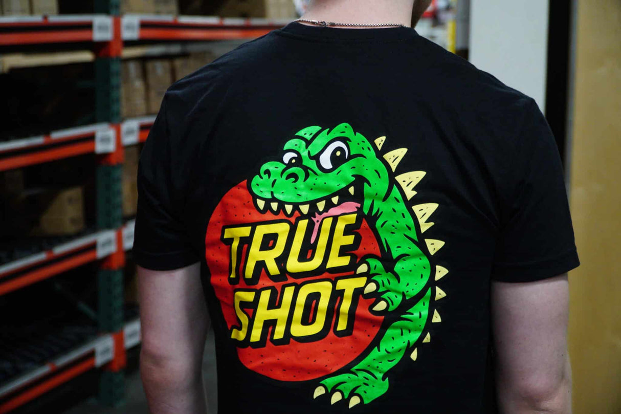 True Shot - Baby Godzilla Shirt - Black