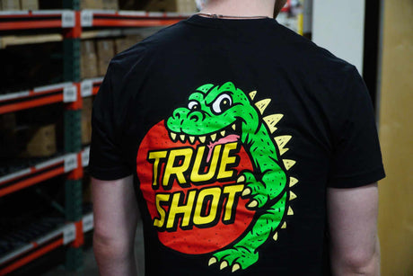 True Shot - Baby Godzilla Shirt - Black