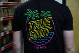 True Shot - Retro Beach Shirt - Black