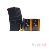 BUNDLE DEAL: 5 Black 30 Round ETS AR-15 Magazines and 200 Rounds of Ammo