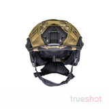 Full Forge Gear - Level 3A Ballistic Helmet - Black with Multi-Cam Cover