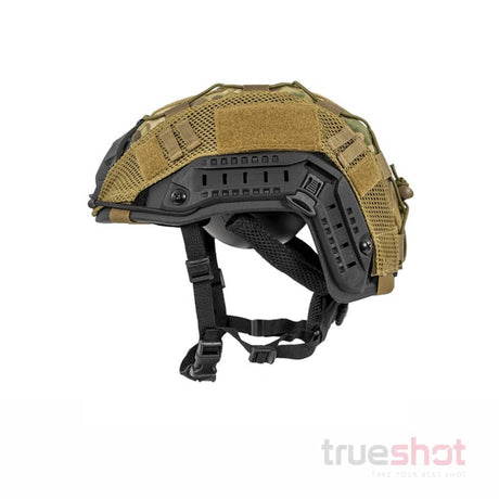 Full Forge Gear - Level 3A Ballistic Helmet - Black with Multi-Cam Cover