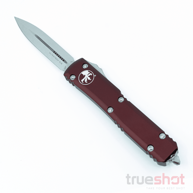 Microtech OTF Auto Knife, Maroon