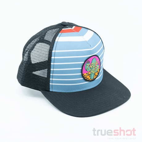 True Shot - Cactus Patch - Blue/Grey - Trucker Hat