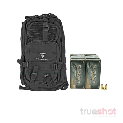 BACKPACK DEAL: Black Full Forge Gear Backpack and 500 Rounds of Ammo