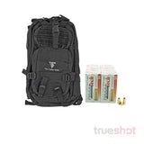 BUNDLE DEAL: Black Full Forge Gear Backpack and 500 Rounds of Ammo