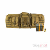 BUNDLE DEAL: Tan Full Forge Gear Torrent Double Rifle Case and 200 Rounds of Ammo
