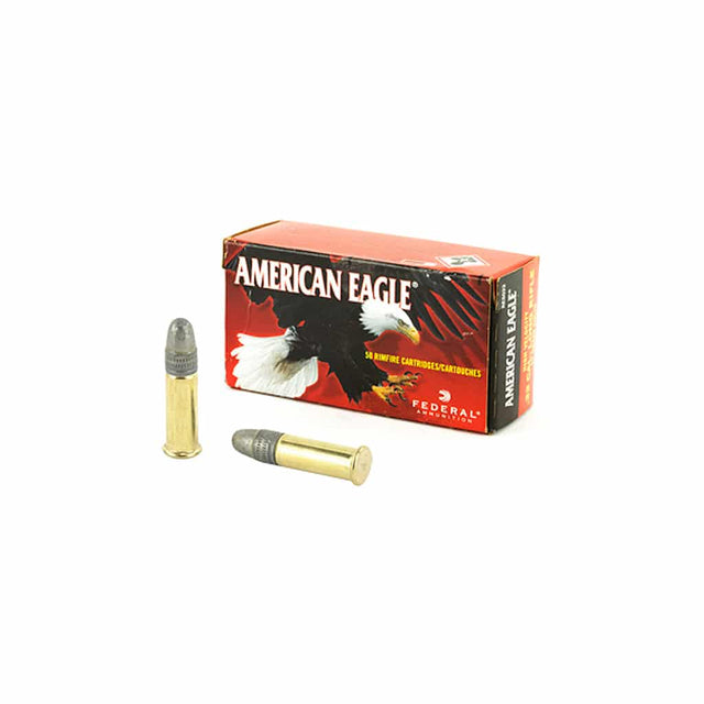 Federal-22 Long Rifle-40 Grain-LRN-American Eagle