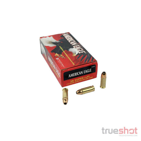 Federal - American Eagle - 38 Super  Auto +P - 115 Grain - JHP