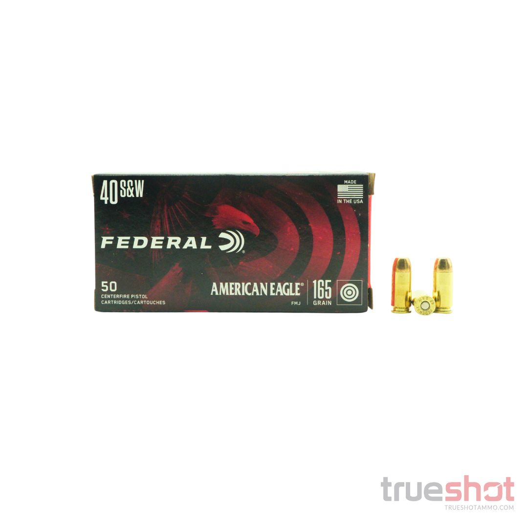 Federal - American Eagle - 40 S&W - 165 Grain - FMJ