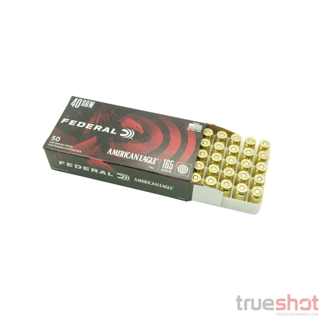 Federal - American Eagle - 40 S&W - 165 Grain - FMJ