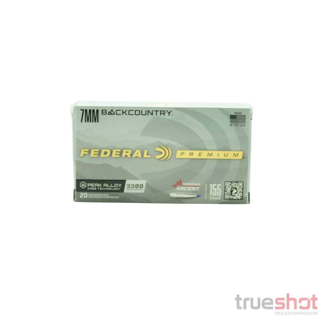 Federal - Premium - 7mm Backcountry - 155 Grain - TA